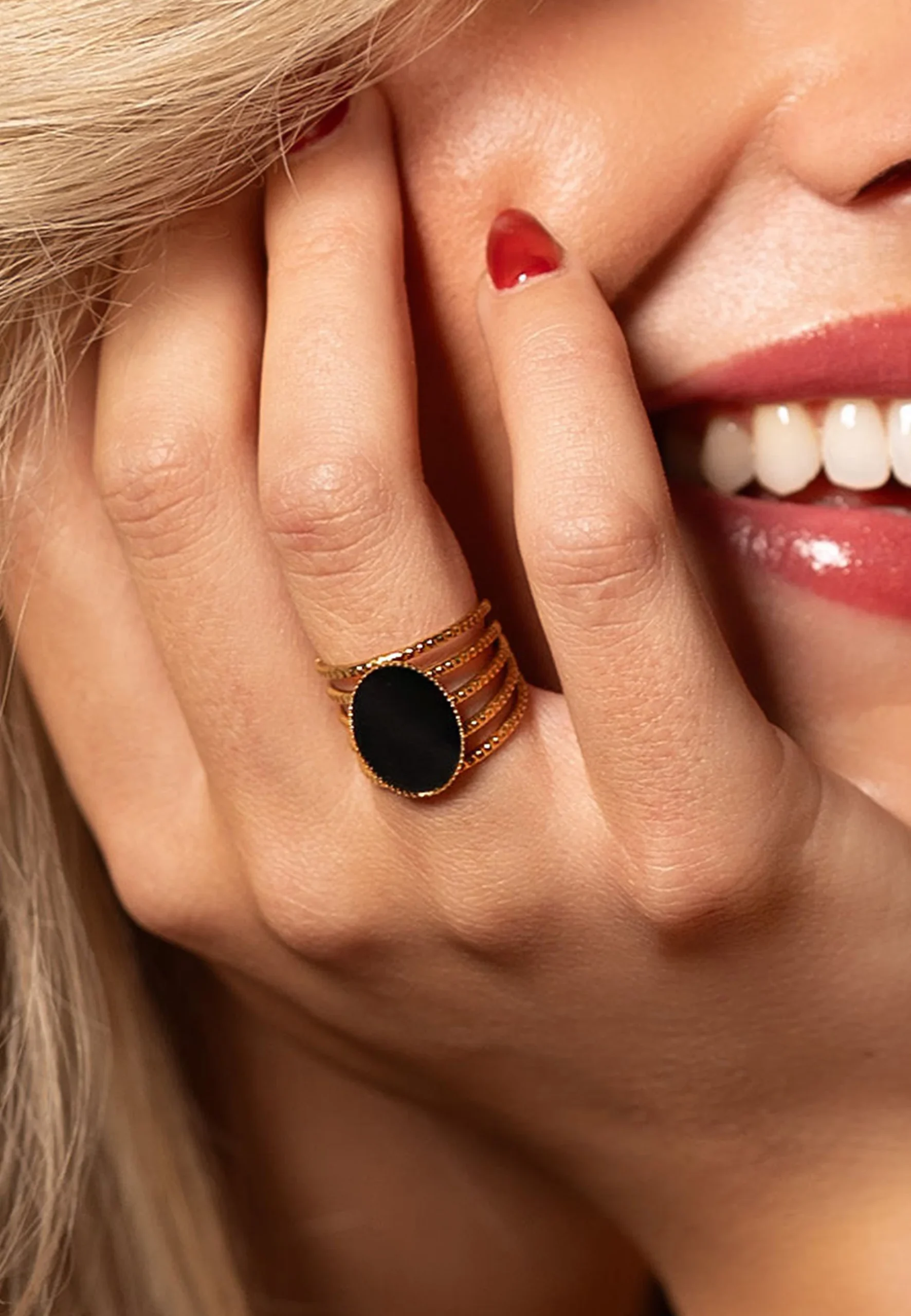 Ring Bari - Zwart - Afbeelding 5