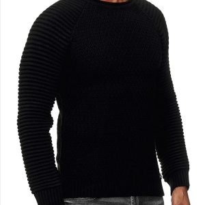 RustyNeal – Heren Trui – Zwart – Longsleeve – Modernfit – Art.nr. 13318