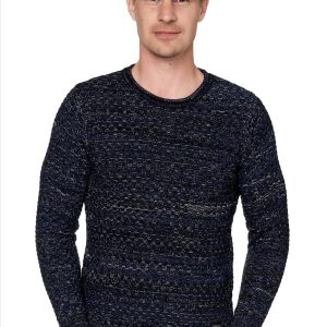 Rusty Neal – Heren Trui – Marine – Ronde Hals – Stijlvol – Art.nr. 13331