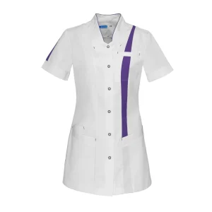 Dames jasje Lara wit met kleuraccent in 6 kleuren