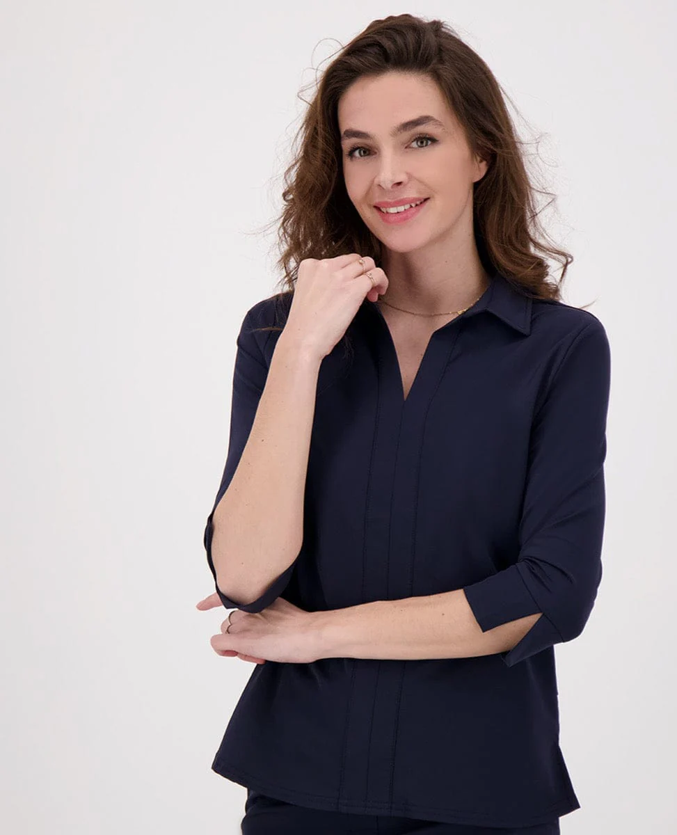 Top Collar Travel | Donkerblauw - Afbeelding 3