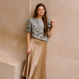 Annelien skirt gold