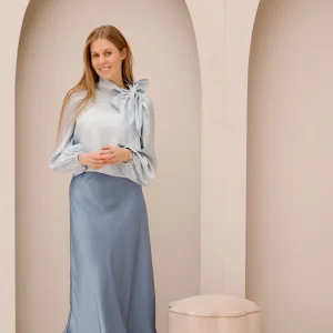 Bovary Skirt Smoke blue