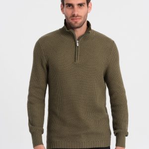 Italian Style – Jeleganti – Trui Heren – Olijf Groen – Style-Italie – Art.nr. 0105-1