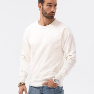 Ombre – Heren Sweater – Creme – Zachte Stof – Ronde Hals – Art.nr. B1153-1