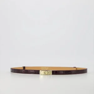 Garcia riem croco bordeaux