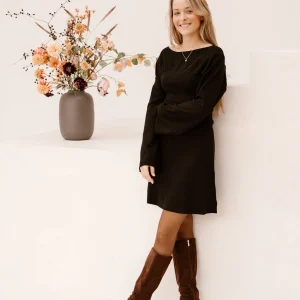 Holla Knit Dress Black