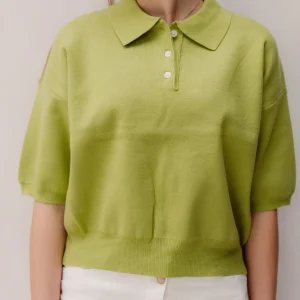 Jippe polo top groen