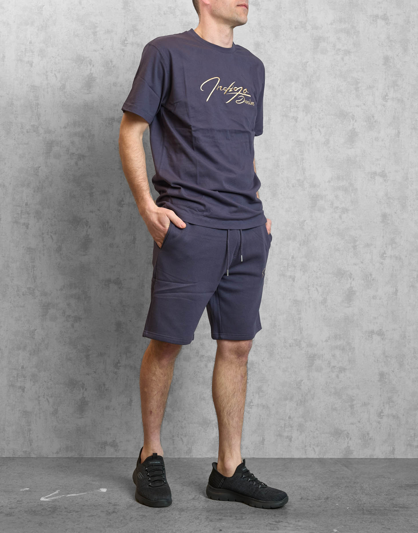 Indigo Denim – Luciano – Jogging Set Heren – Jogging Stof – Modaitalia – Art.nr. ID-007 - Afbeelding 4