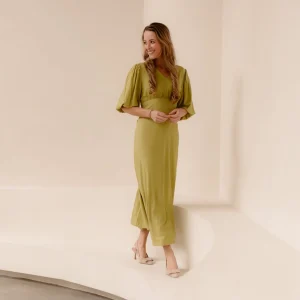 Lucretia dress olive