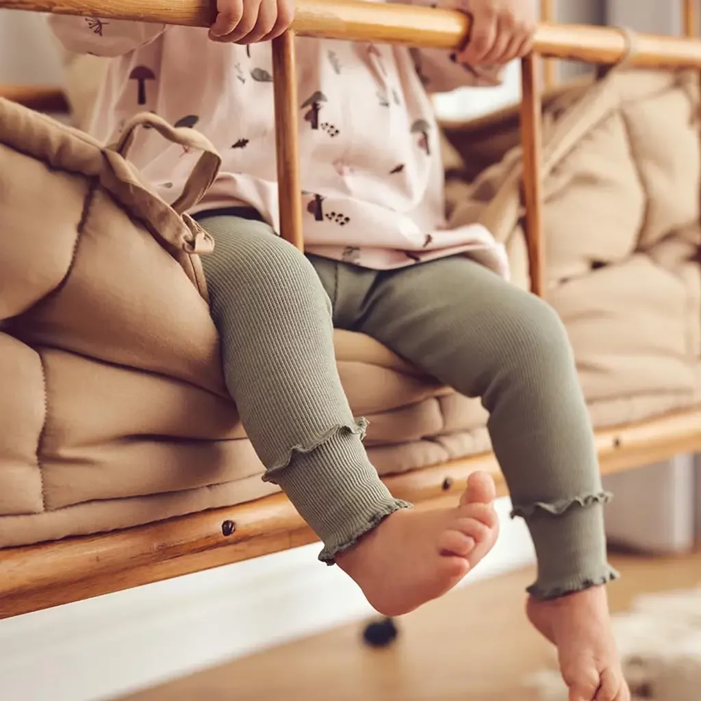Müsli - Cozy me rib legging/broek (Poetry Green) - Afbeelding 3