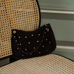 Tas Casey suede zwart