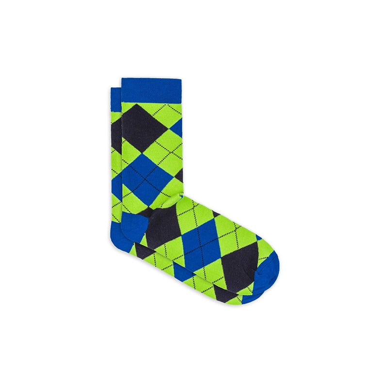 Brunello – Herensokken – Print – Groen – Lichte stretch – Art.nr. 810951