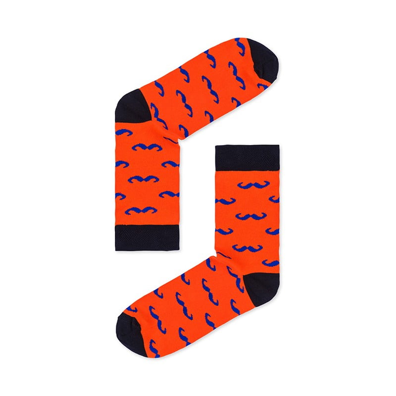 Barbiano – Herensokken – Print – Oranje – Lichte stretch – Art.nr. 810956 - Afbeelding 3