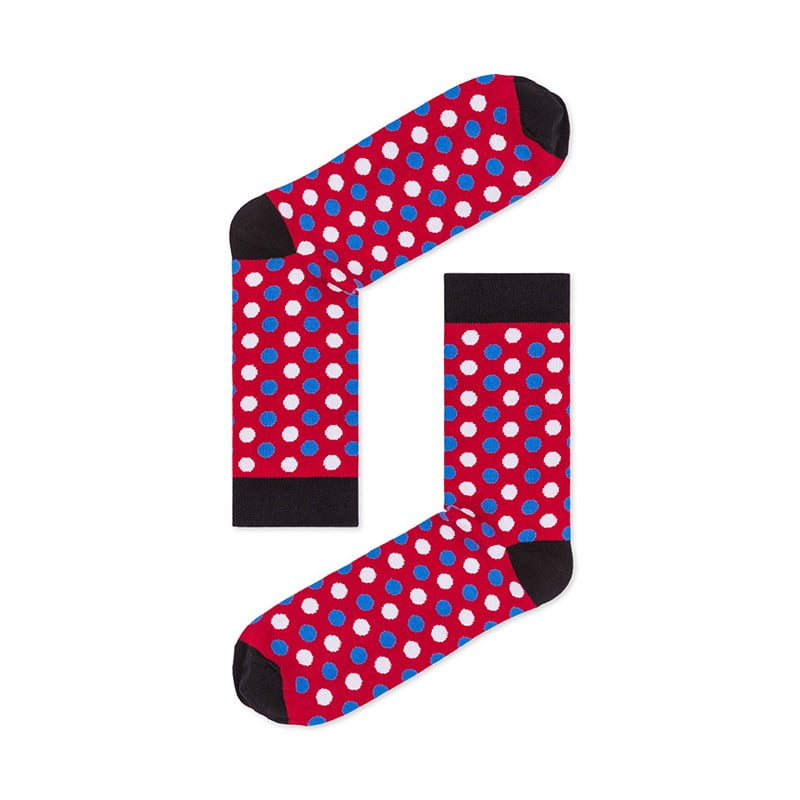 Bari – Herensokken – Rood – Print – Lichte stretch – Art.nr. 810943 - Afbeelding 3