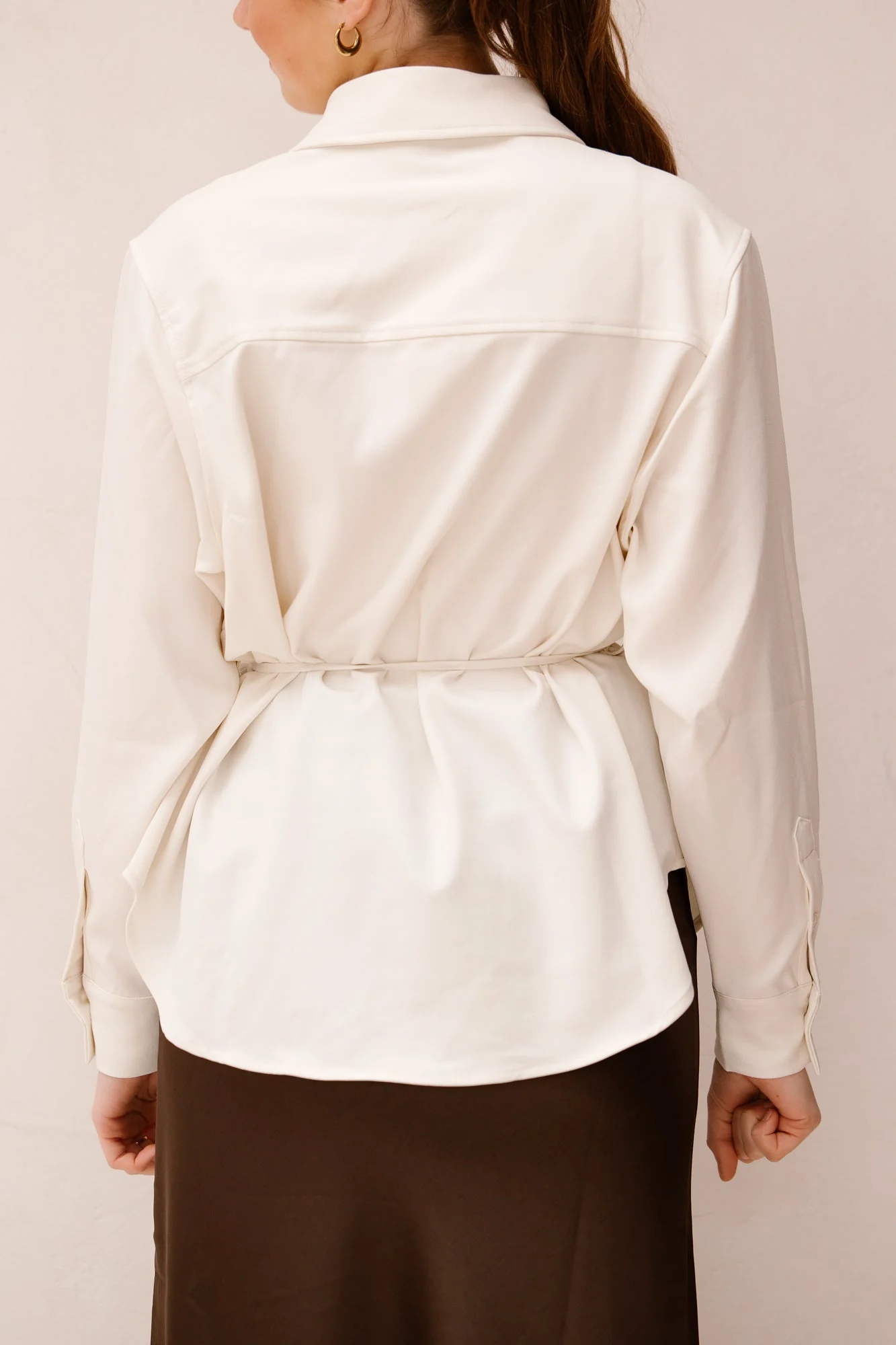 Waldis solid shirt ceme - Afbeelding 3