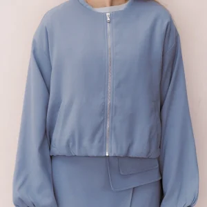 Yenna bomber jasje blauw